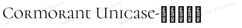 Cormorant Unicase字体转换